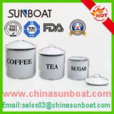 Enamel Tea cup/Coffee Mug/Sugar Can
